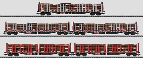 Marklin 47026 - DB AG Wood Transport 5-Car Set (L)