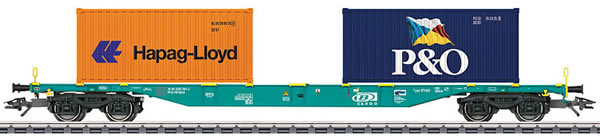 Marklin 47055 - Container Transport Car Type Sgnss