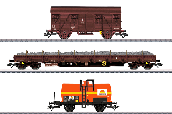 Marklin 47103 - Colas Rail Freight 3-Car Set, Era VI