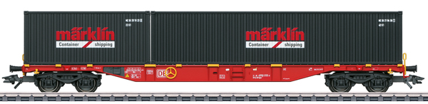 Marklin 47133 - Marklin Type Sgns 691 Container Flat Car