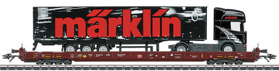 Marklin 47405 - Rolling Road Depressed Floor Flat Car w/ Marklin truck