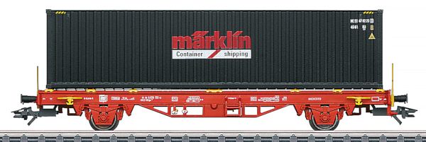 Marklin 47584 - Type Lgs 580 Container Flat Car of the DB