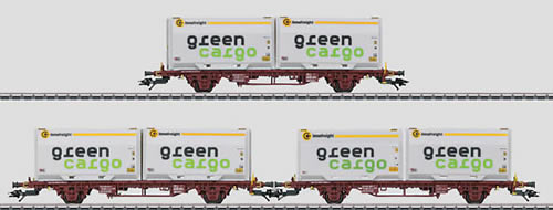 Marklin 47723 - SJ Green Cargo Transport 3-Car Set (L)