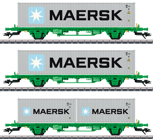 Marklin 47726 - Swedish Container 3-Car Set GC of the SJ