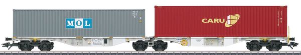 Marklin 47811 - Type Sggrss 80 Double Container Transport Car