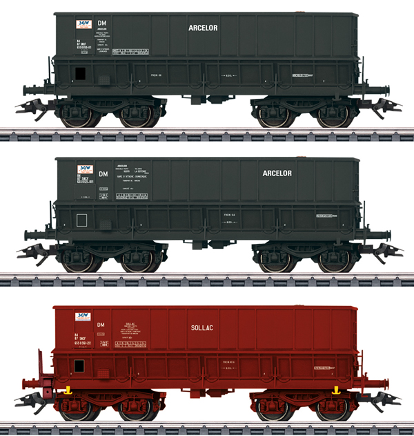 Marklin 48436 - 3pc Freight Car Set Ore transport