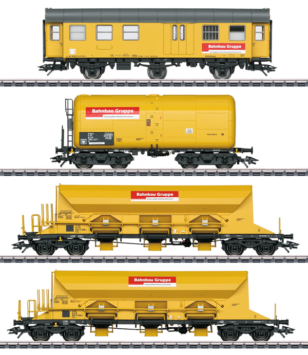 Marklin 49969 - “Track Laying Group” Freight Car Set - MHI Exclusiv