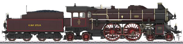 Marklin 55163 - German Royal Bavarian Steam Locomotive Class S 2/6 of the K.Bay.Sts.B (Sound)