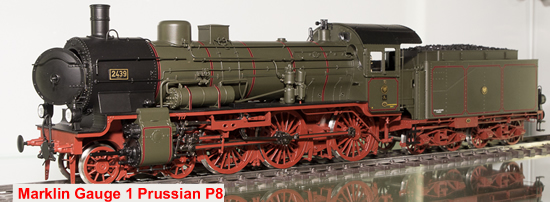 Marklin 55381 - Steam Locomotive w/Tender Class P8