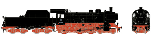 Marklin 55385 - German Steam Locomotive cl 038.10-40 w/Tub-Style Tender of the DB (Sound Decoder)