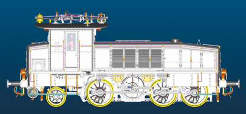 Marklin 55602 - German Electric Locomotive E 60 of the DRG (Sound Decoder)