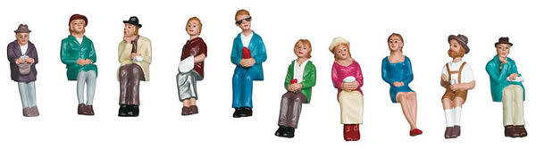 Marklin 56404 - Seated Passengers Group of 10 Figures
