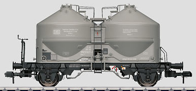 Marklin 58625 - DB Era IV Powdered Bulk Freight Silo Container Car
