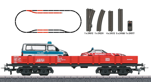 Marklin 78752 - German Fire Station Theme Extension Set of the DB - Start Up