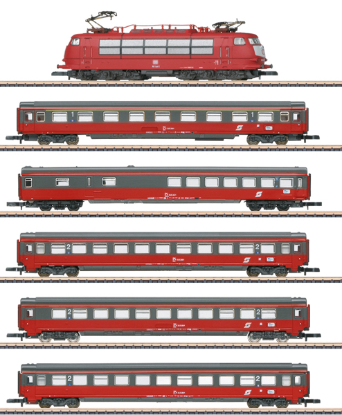 Marklin 81282 - Austrian/German ÖBB/DB AG EC Mozart Train Set