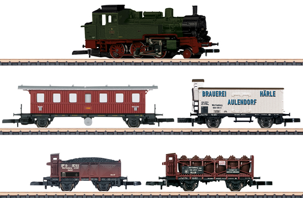 Marklin 81390 - German Steam Train Set with T9 of the K.W.St.E.