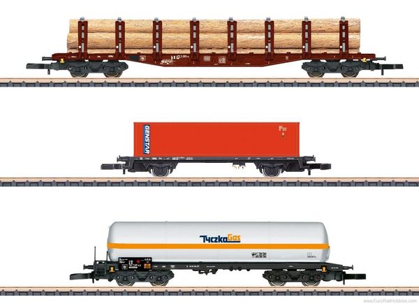 Marklin 82596 - Freight Car Set with Mixed Loads
