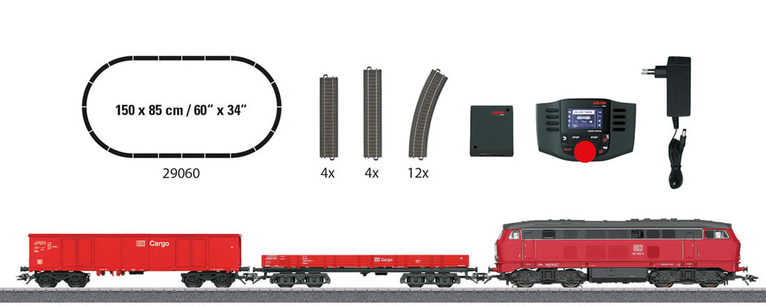 Gezichtsveld geestelijke gezondheid Moedig Marklin 29060 - Digital German Freight Train Starter Set - START UP