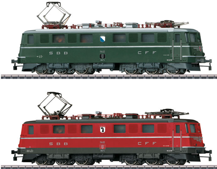 Marklin 30501 - Swiss Double Electric Locomotive Set Re 6 