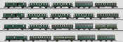 Passenger Commuter Service Display with 20 Cars