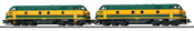 Belgian Diesel Locomotive Class 55 Double Unit of the SNCB (Sound)