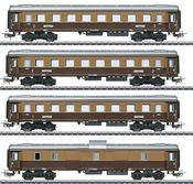 Italian “Tin-Plate” Express Train Passenger Car Set