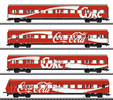 DB AG S-Bahn Passenger 4-Car Set with Coca Cola® Advertising, Era V