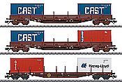 Belgian Container Car Set of the SNCB