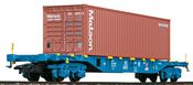 Belgian Type Sgnss Container Transport Car 