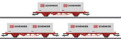 3pc Container Transport Car Set DB Schenker