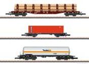 Freight Car Set with Mixed Loads