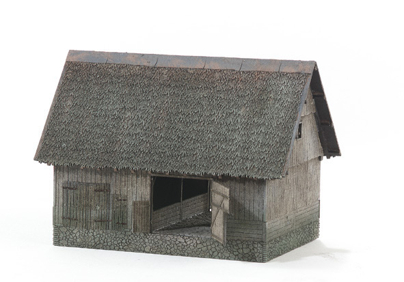MBZ R10067 - Barn with Straw Roofing