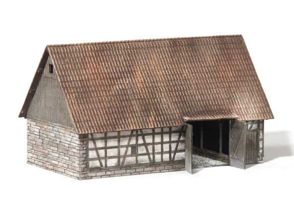MBZ R10087 - Barn with Straw Roofing