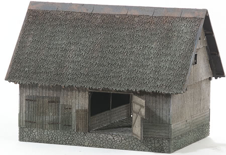 MBZ R12067 - Barn with Straw Roofing