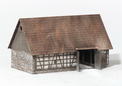 MBZ R12087 - Barn with Straw Roofing