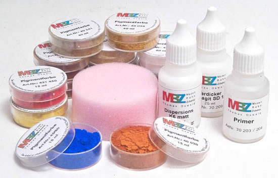 MBZ R72210 - Pigment Paint Set with primer sponge
