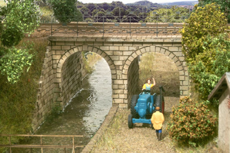 Details about   Z GAUGE Z SCALE OLD 2 ARCH STONE BRIDGE LASER CUT AND ENGRAVED PRO PAINTED 