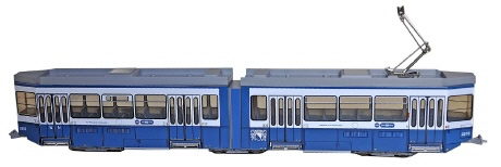 Navemo 22110003 - Swiss City of Zurich Tram 2000 Electric Street Car Class Be 2/4 - 2021