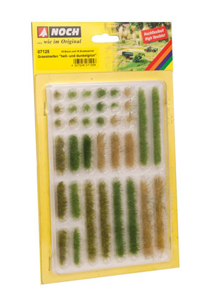 Noch 07125 - Grass Strips light and dark green