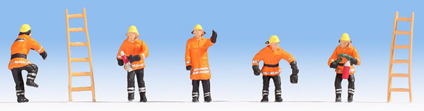 Noch 15022 - Fire Brigade (orange protective clothes)