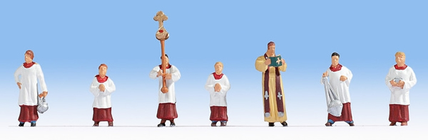 Noch 15410 - Priest and Altar Servers