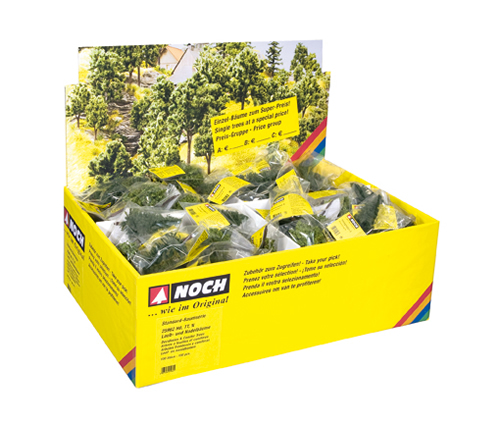 Noch 25962 - Deciduous and Conifer Trees, 100 pieces