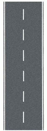 Noch 34203 - Federal Road, gray, 100 x 4 cm