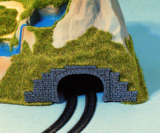 Noch 44430 - Tunnel Portal, Double Track, 2 pcs.,