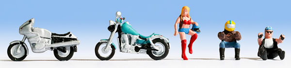Noch 45901 - Motorcycles & Riders