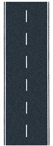 Noch 48583 - Federal Road, gray, 100 x 6,6 cm
