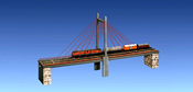 Noch 53503 - Pylon Bridge Kit Donau