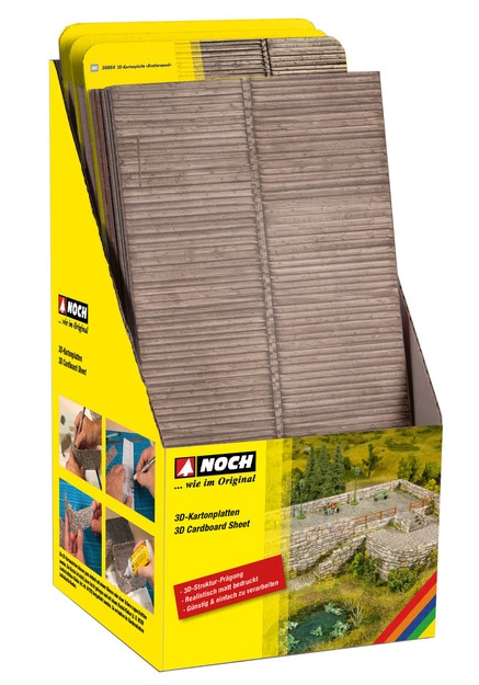 Noch 56670 - 3D Cardboard Sheet “Roof Tile”