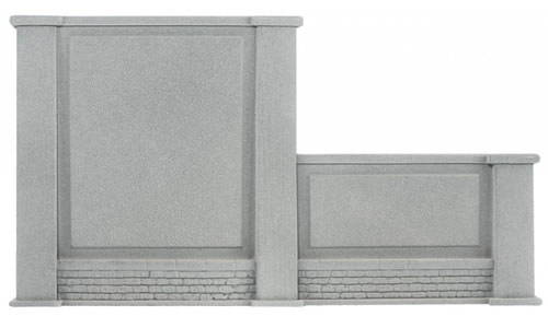 Noch 58087 - Wall, graduated on the right, 20,5 x 12,5 cm