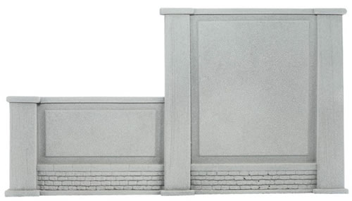 Noch 58088 - Wall, graduated on the left, 20,5 x 12,5 cm